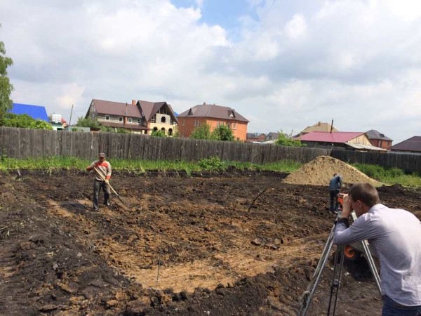 Выравнивание дна в уровень