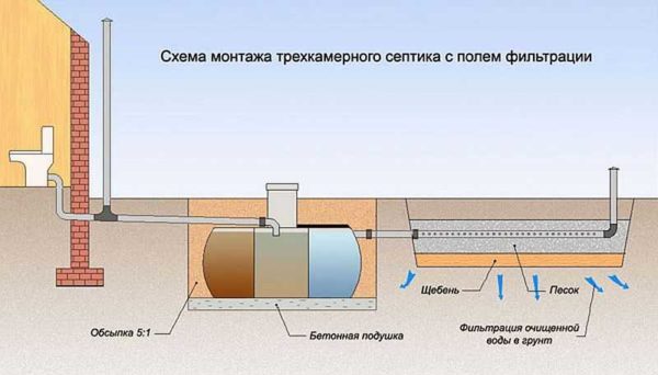 Такие емкости лучше ставить на бетонную плиту