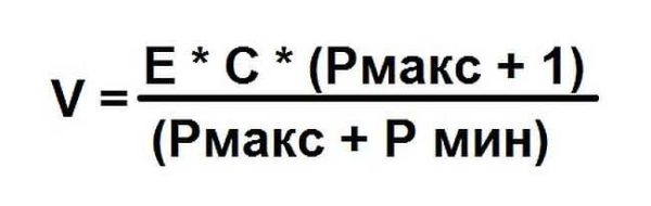 Формула расчете объема расширительного бака для отопления