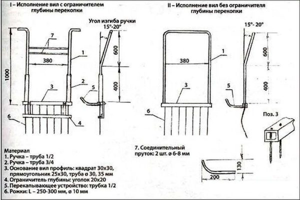 Легкокоп с цельногнутой ручкой