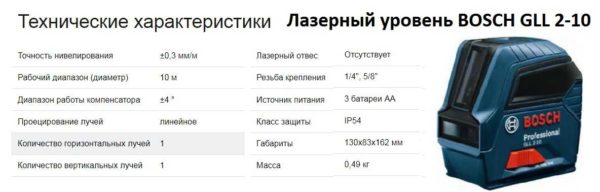 Чтобы выбрать лазерный уровень, надо знать основные технические характеристики