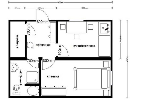 Бытовка 8*4 - пространства достаточно для комфортного обустройства быта