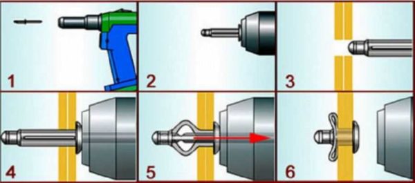 Так устанавливаются вытяжные заклепки 