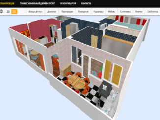 Просмотр отделочных матриалов и мебели в 3D